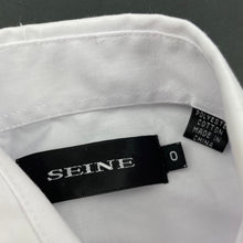 Load image into Gallery viewer, Boys SEINE, long sleeve dress shirt, GUC, size 0,  