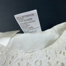 Load image into Gallery viewer, Girls H&amp;T, lined floral lace party dress, GUC, size 2, L: 44cm