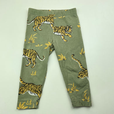 unisex THE STRIPED CAT, organic cotton blend leggings / bottoms, FUC, size 000-00,  