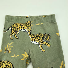 Load image into Gallery viewer, unisex THE STRIPED CAT, organic cotton blend leggings / bottoms, FUC, size 000-00,  