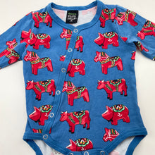 Load image into Gallery viewer, unisex VILLER VALLA, organic cotton blend bodysuit / romper, GUC, size 0,  