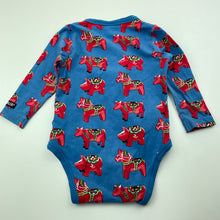 Load image into Gallery viewer, unisex VILLER VALLA, organic cotton blend bodysuit / romper, GUC, size 0,  