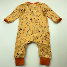 Load image into Gallery viewer, Girls Anko, organic cotton blend floral zip romper, EUC, size 00,  