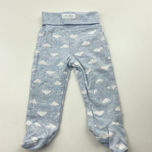 Load image into Gallery viewer, Boys Cool Club, blue marle footed leggings / bottoms, EUC, size 0000,  