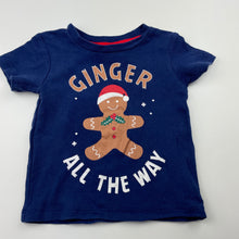 Load image into Gallery viewer, unisex B&amp;L, cotton Christmas t-shirt / top, GUC, size 1,  