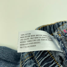 Load image into Gallery viewer, Girls Circo, blue denim pants, elasticated, GUC, size 3 months,  