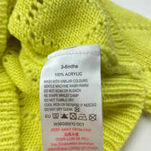 Load image into Gallery viewer, Girls Pumpkin Patch, soft feel knitted cardigan, GUC, size 00,  