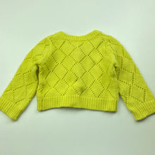 Load image into Gallery viewer, Girls Pumpkin Patch, soft feel knitted cardigan, GUC, size 00,  