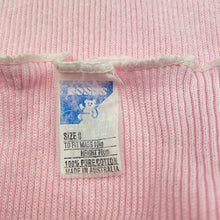 Load image into Gallery viewer, Girls Bonds, vintage ribbed cotton singlet top, GUC, size 0,  