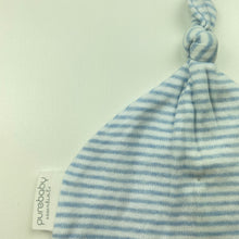 Load image into Gallery viewer, Boys purebaby, organic cotton hat / beanie, EUC, size 0000-000,  