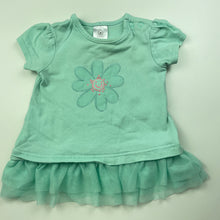 Load image into Gallery viewer, Girls Target, tulle trim t-shirt / top, FUC, size 00,  