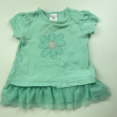 Girls Target, tulle trim t-shirt / top, FUC, size 00,  