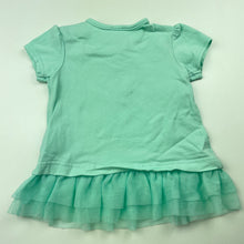 Load image into Gallery viewer, Girls Target, tulle trim t-shirt / top, FUC, size 00,  