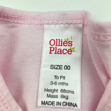 Load image into Gallery viewer, Girls Ollie&#39;s Place, lightweight cotton t-shirt / top, FUC, size 00,  