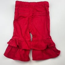 Load image into Gallery viewer, Girls Pumpkin Patch, red cotton pants, adjustable, GUC, size 1,  