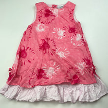 Load image into Gallery viewer, Girls Ladybird, lightweight cotton summer dress, FUC, size 1, L: 45cm