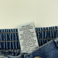 Load image into Gallery viewer, Boys Target, blue denim pants, elasticated, EUC, size 0,  