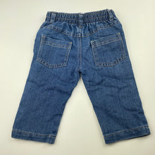 Load image into Gallery viewer, Boys Target, blue denim pants, elasticated, EUC, size 0,  