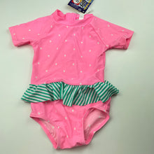 Load image into Gallery viewer, Girls Dymples, UPF 50+ swim one-piece, NEW, size 1,  
