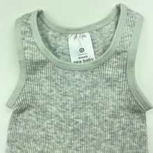 Load image into Gallery viewer, unisex Target, grey marle cotton singlet top, EUC, size 0000,  