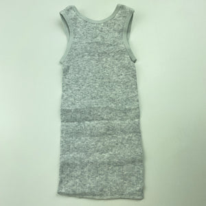 unisex Target, grey marle cotton singlet top, EUC, size 0000,  