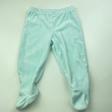 Load image into Gallery viewer, unisex Baby Baby, velour footed leggings / bottoms, FUC, size 00,  