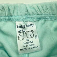 Load image into Gallery viewer, unisex Baby Baby, velour footed leggings / bottoms, FUC, size 00,  