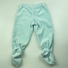 Load image into Gallery viewer, unisex Baby Baby, velour footed leggings / bottoms, FUC, size 00,  