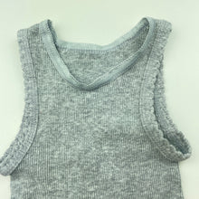 Load image into Gallery viewer, unisex 4 Baby, ribbed cotton singlet top, GUC, size 000,  