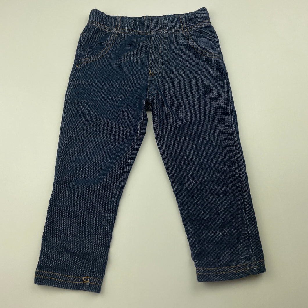 Girls Mango, stretchy leggings, elasticated, Inside leg: 26.5cm, EUC, size 1,  