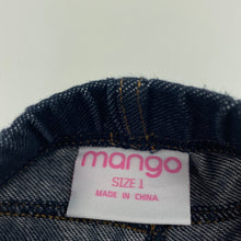 Load image into Gallery viewer, Girls Mango, stretchy leggings, elasticated, Inside leg: 26.5cm, EUC, size 1,  