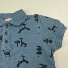 Load image into Gallery viewer, Boys Jack &amp; Milly, blue cotton polo shirt top, GUC, size 2,  