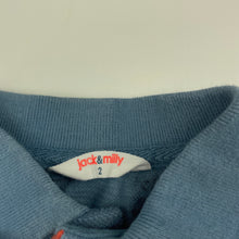Load image into Gallery viewer, Boys Jack &amp; Milly, blue cotton polo shirt top, GUC, size 2,  