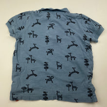 Load image into Gallery viewer, Boys Jack &amp; Milly, blue cotton polo shirt top, GUC, size 2,  
