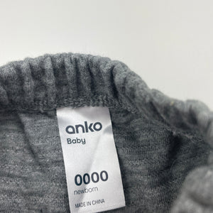 unisex Anko, lightweight leggings / bottoms, elasticated, EUC, size 0000,  