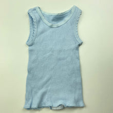 Load image into Gallery viewer, unisex 4 Baby, ribbed cotton singlet top, FUC, size 000,  