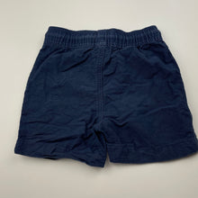 Load image into Gallery viewer, Boys Anko, navy cotton shorts, elasticated, EUC, size 2,  