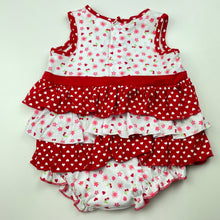 Load image into Gallery viewer, Girls Disney, Minnie Mouse cotton romper, EUC, size 00,  