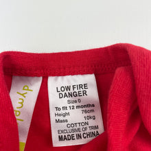 Load image into Gallery viewer, unisex Dymples, cotton Christmas romper, EUC, size 0,  