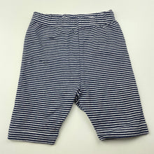 Load image into Gallery viewer, unisex Ollie's Place, navy stripe stretchy bottoms, GUC, size 000,  