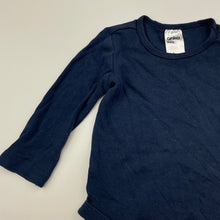 Load image into Gallery viewer, unisex Anko, navy cotton bodysuit / romper, GUC, size 00,  