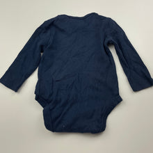 Load image into Gallery viewer, unisex Anko, navy cotton bodysuit / romper, GUC, size 00,  