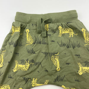 unisex Dymples, khaki stretchy bottoms, elasticated, EUC, size 000,  