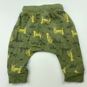 unisex Dymples, khaki stretchy bottoms, elasticated, EUC, size 000,  