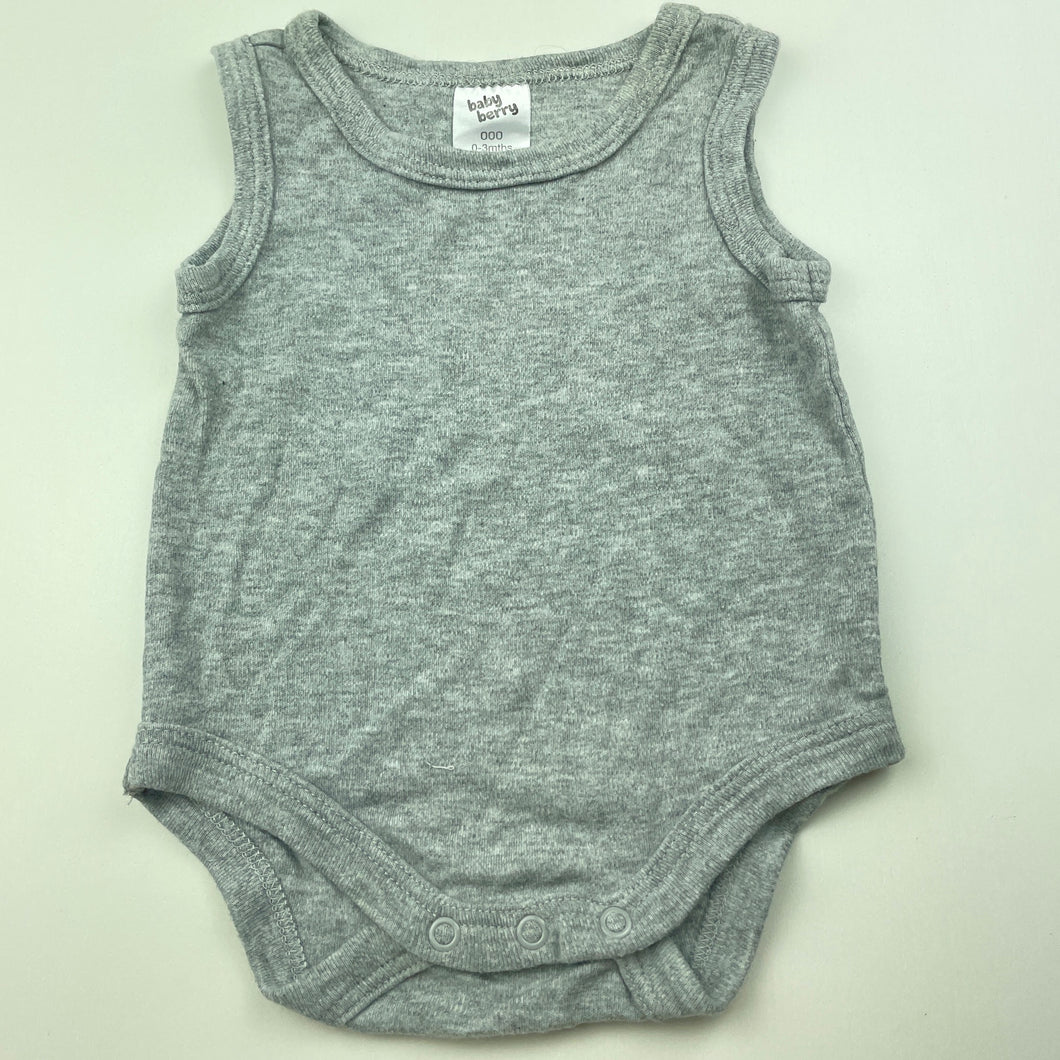 unisex Baby Berry, cotton singletsuit / romper, FUC, size 000,  