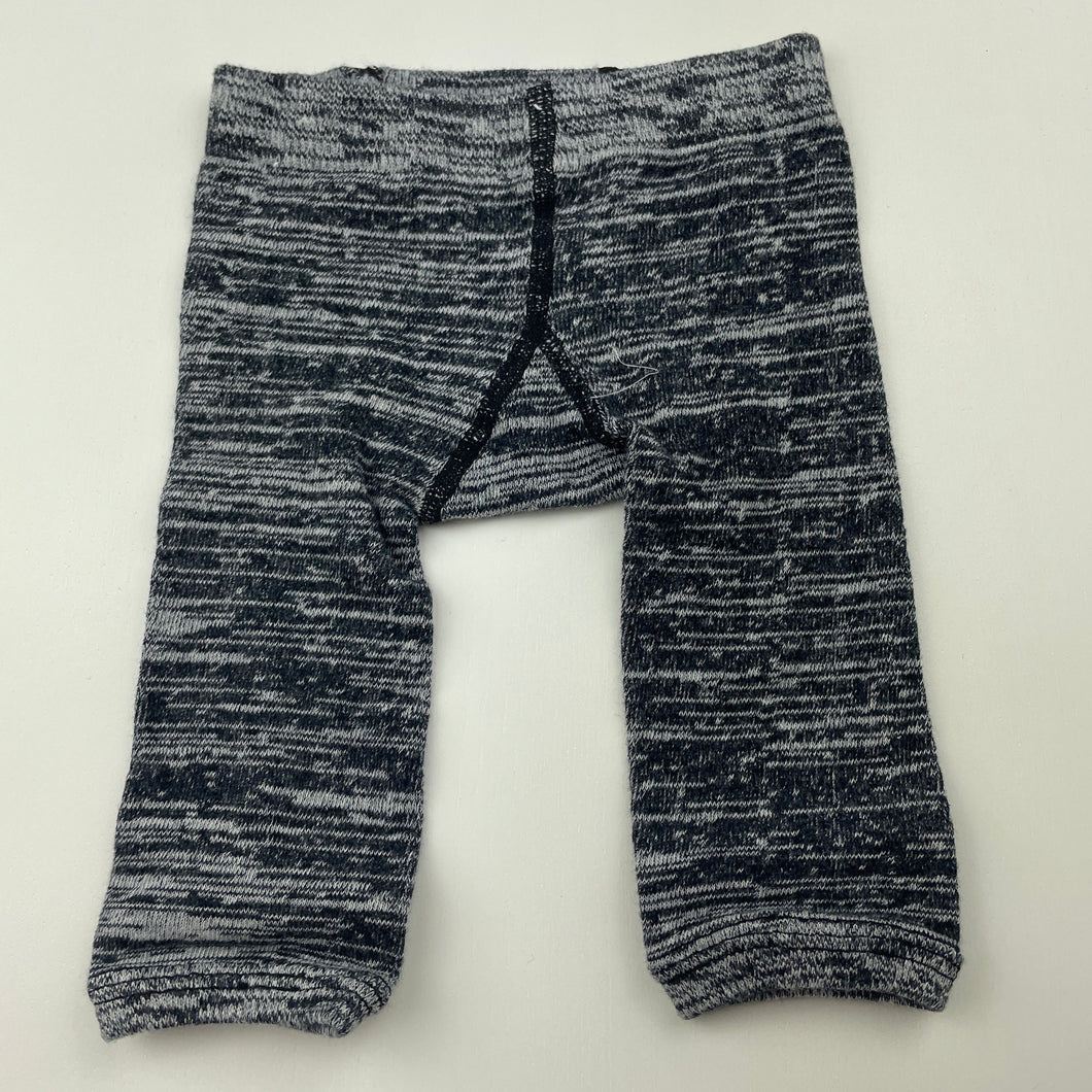 Girls grey, stretchy leggings / bottoms, EUC, size 0-1,  