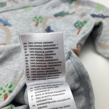 Load image into Gallery viewer, Boys Polarn O. Pyret, organic cotton bodysuit / romper, marks right cuff &amp; neck, FUC, size 00,  