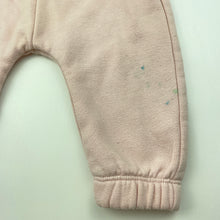 Load image into Gallery viewer, Girls Baby Berry, fleece lined track pants, elasticated, marks left leg, FUC, size 00,  