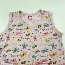Load image into Gallery viewer, Girls Feel It, cotton summer top, butterflies, FUC, size 1,  