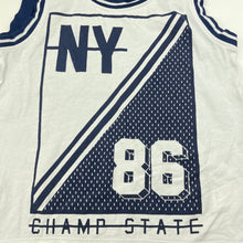 Load image into Gallery viewer, Boys H&amp;T, blue &amp; white tank top, FUC, size 4,  